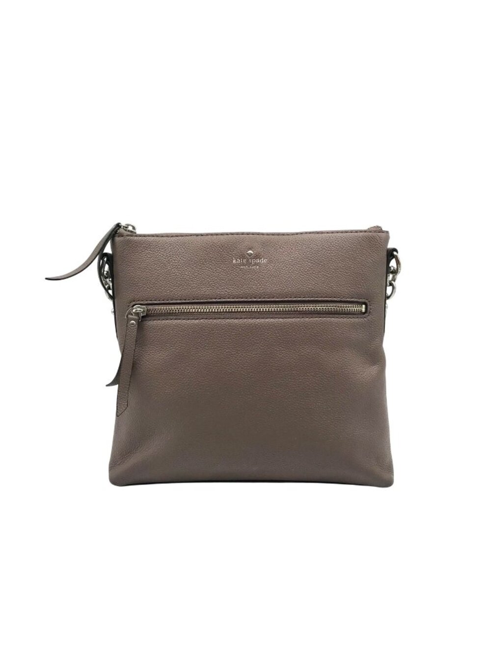Kate Spade Taupe Pebbled Leather Jackson Street Melisse Crossbody Bag